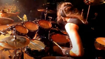 MEGADETH's DIRK VERBEUREN Shares Drum-Cam Video Of 'Tornado Of Souls' Performance From Ottawa